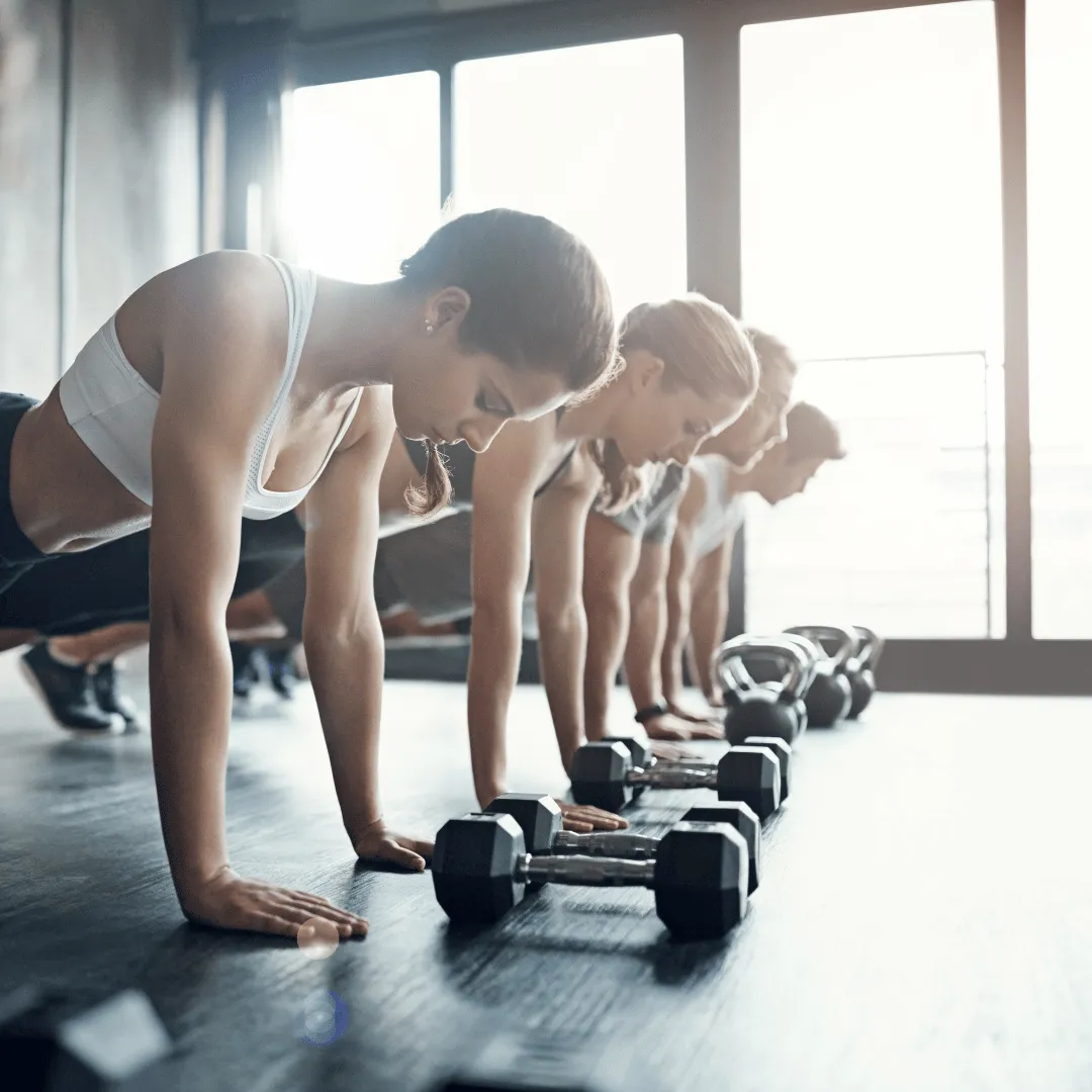 Gruppentraining mit Kettlballs