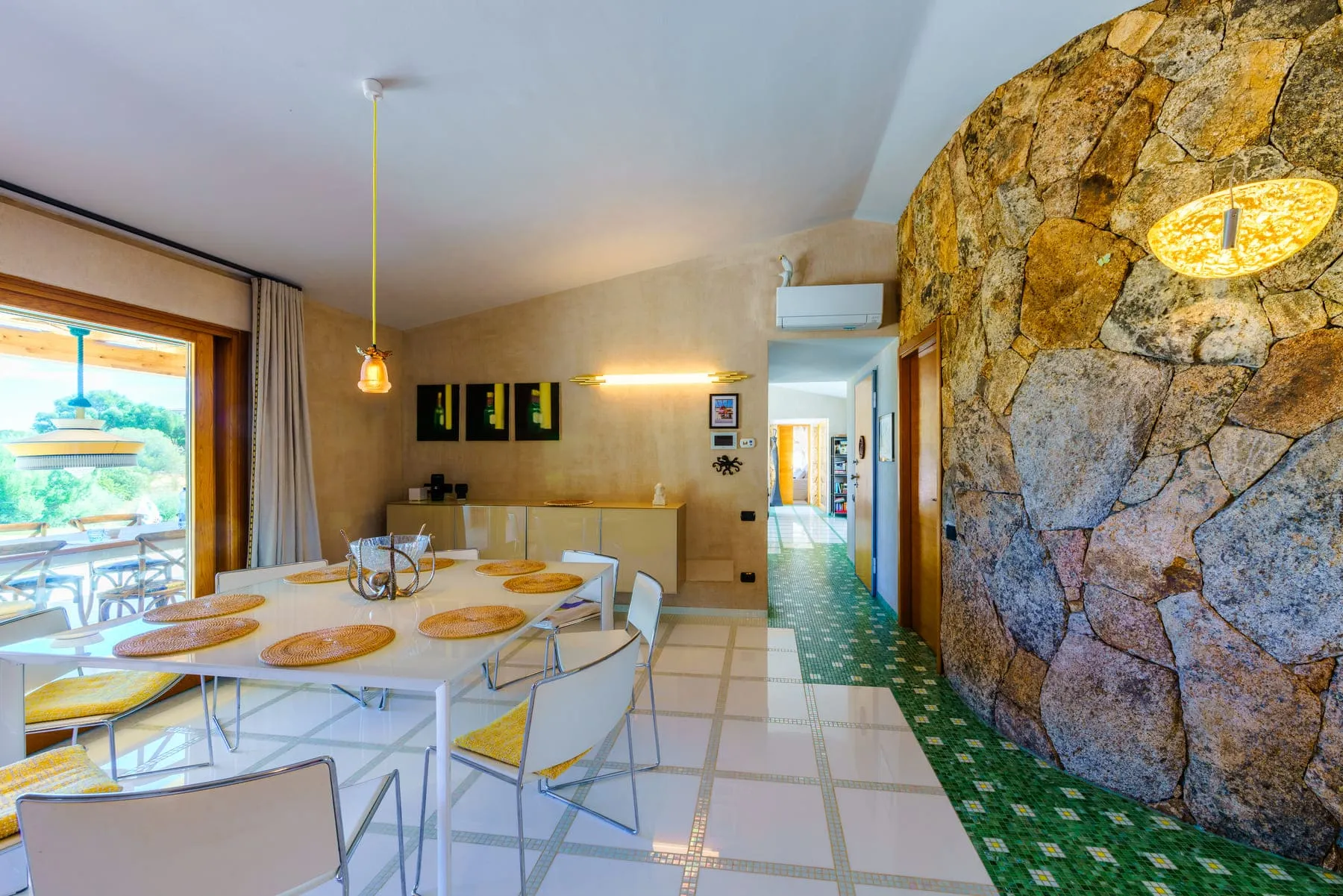 Sardinien Retreat Blick auf einen Innenraum