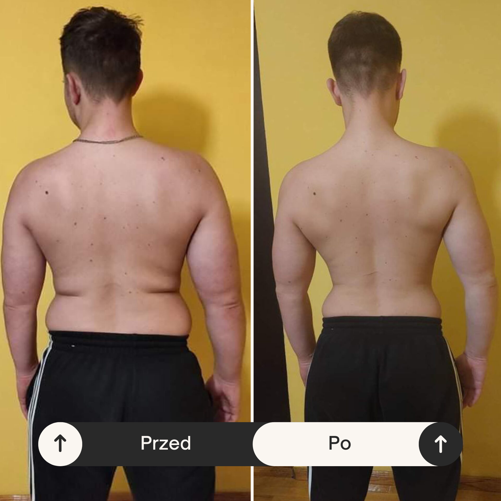 Metamorfoza 13 - przed i po