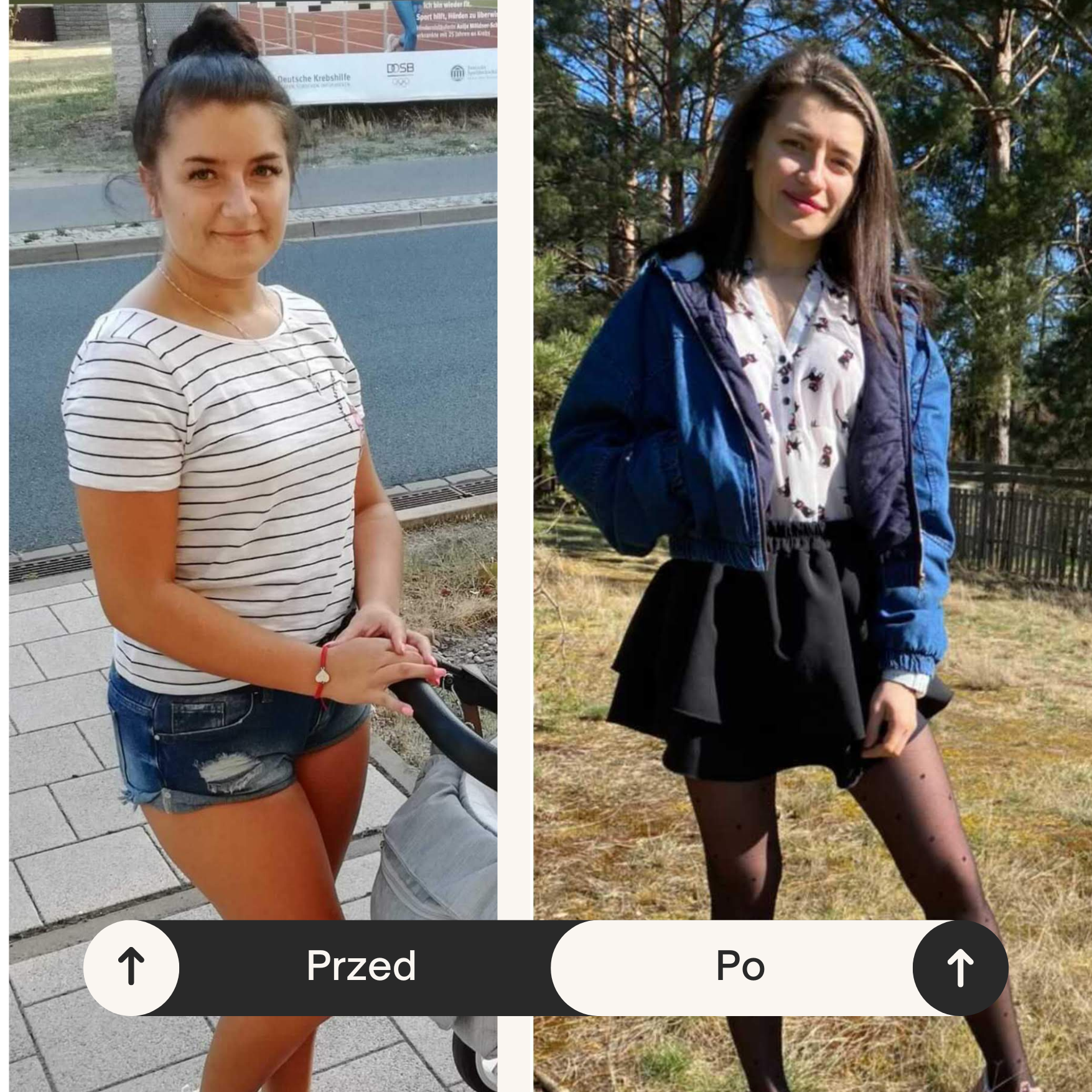 Metamorfoza 25 - przed i po