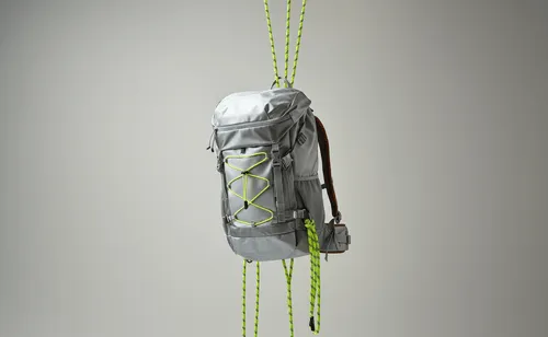 backpack with light background