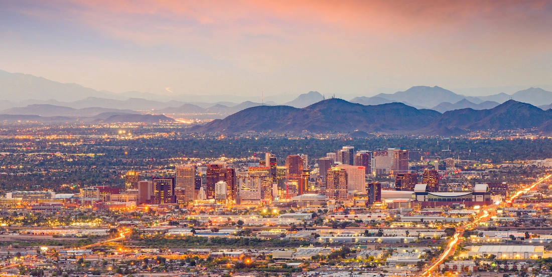 View of Double A Powerwashing's service areas in Pheonix, AZ.