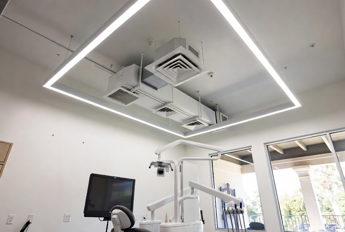 Inside a small medical office in Texas