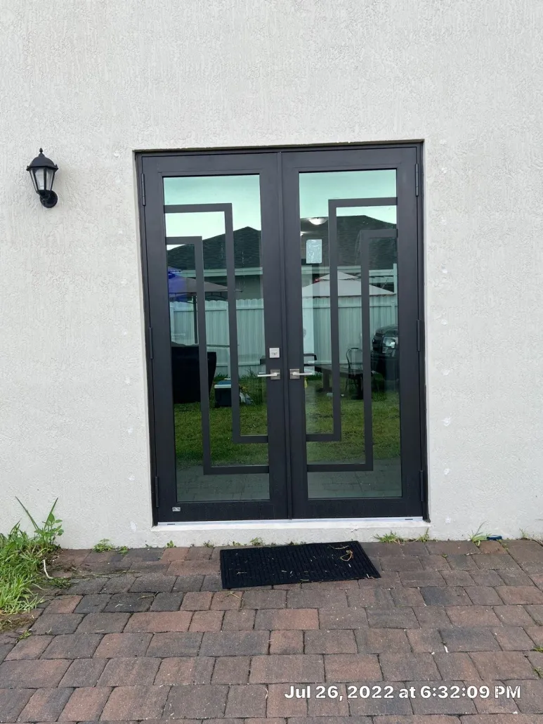 Impact doors Miami glass front entry