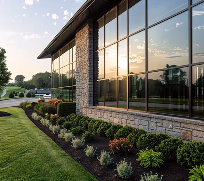 Hurricane impact windows Doral FL commercial exterior