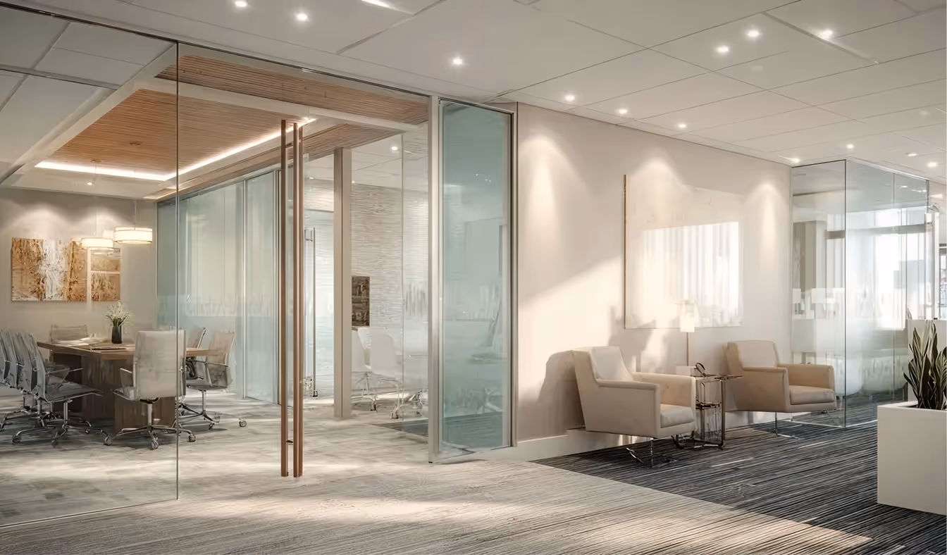 Impact windows Miami interior workspace