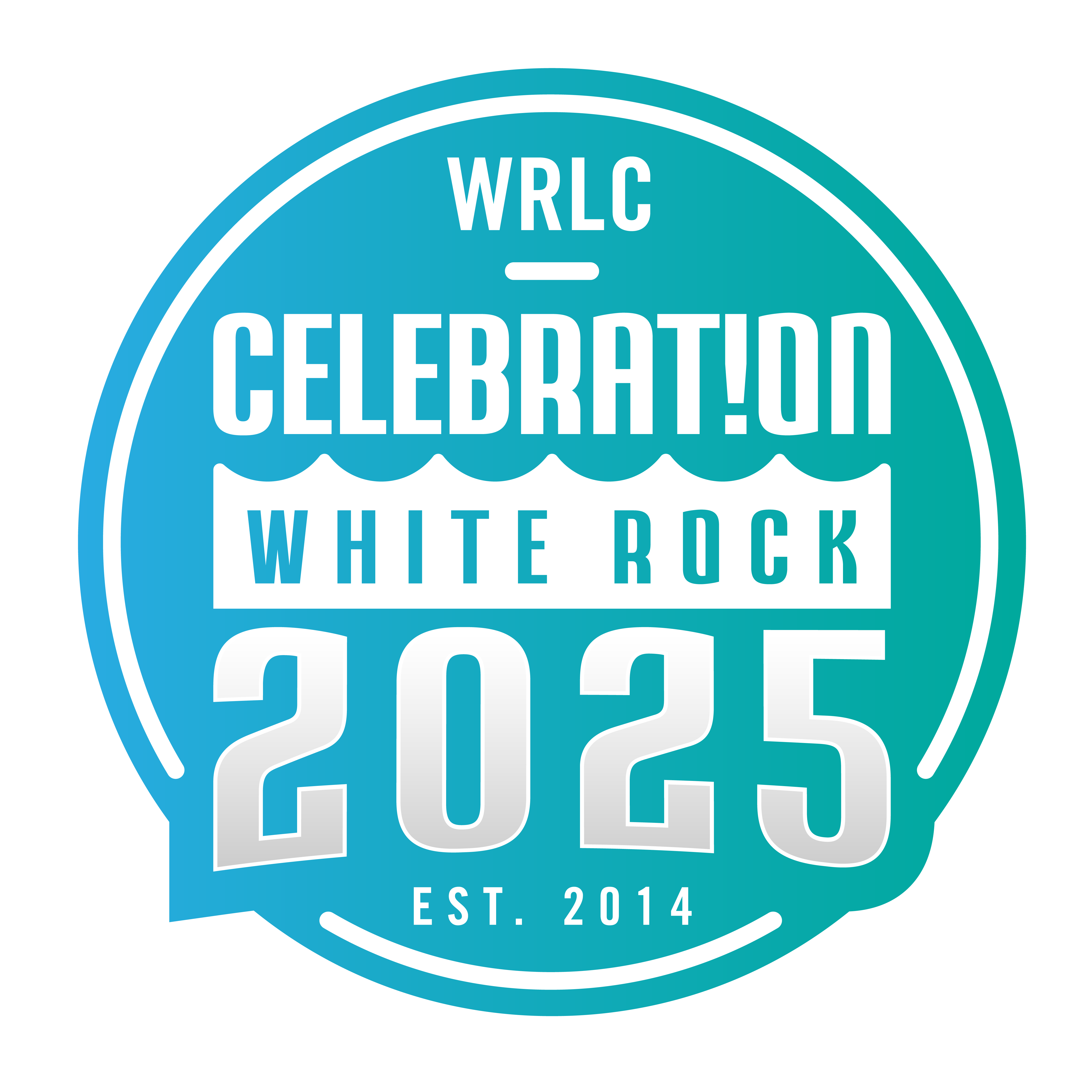 WRLC Celebrat!on White Rock logo