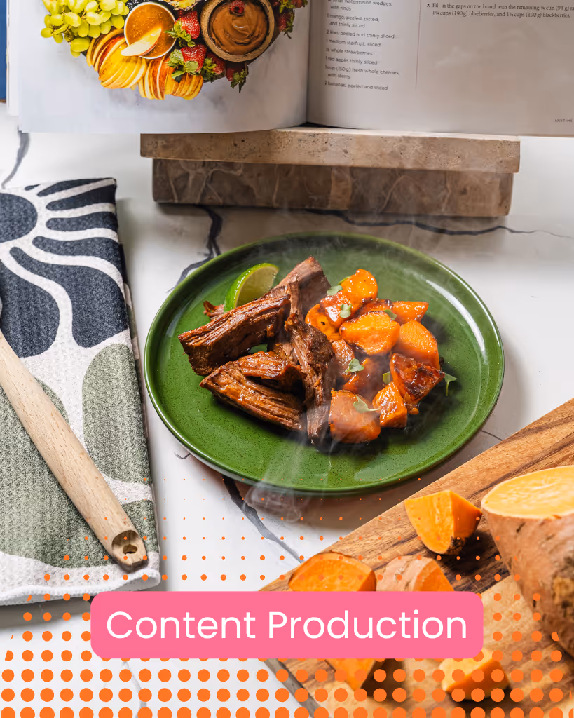 Visual representation of marketing and brand strategy, showing interconnected elements like target audience, messaging, content, social media, and analytics working together to build a strong brand identity.