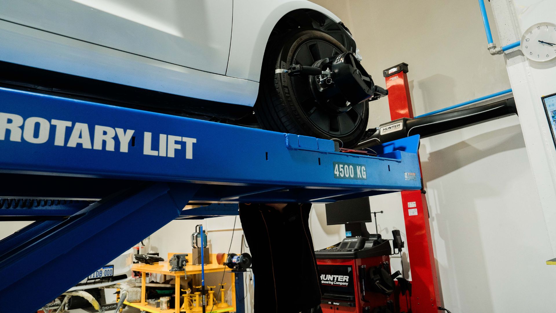 [background image] image of office workspace with desks (for a film production company)