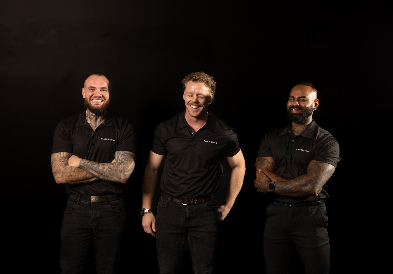 Team photoshoot for Blackstone Group by Think Big Agency, Perth security and facilities client work