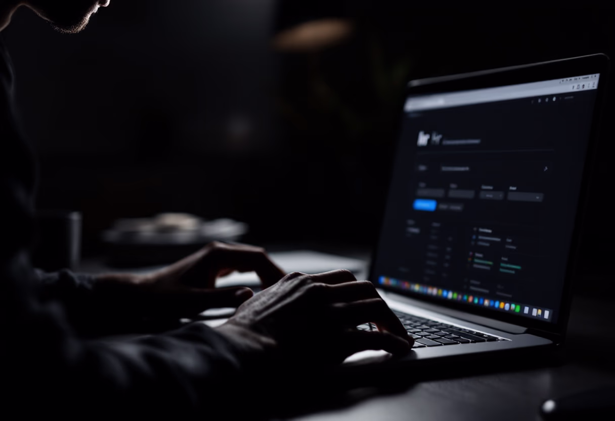 interface image of employee interacting with hr software