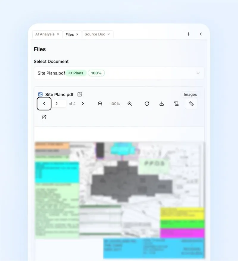 Visual of the Assess tool and it's user interface