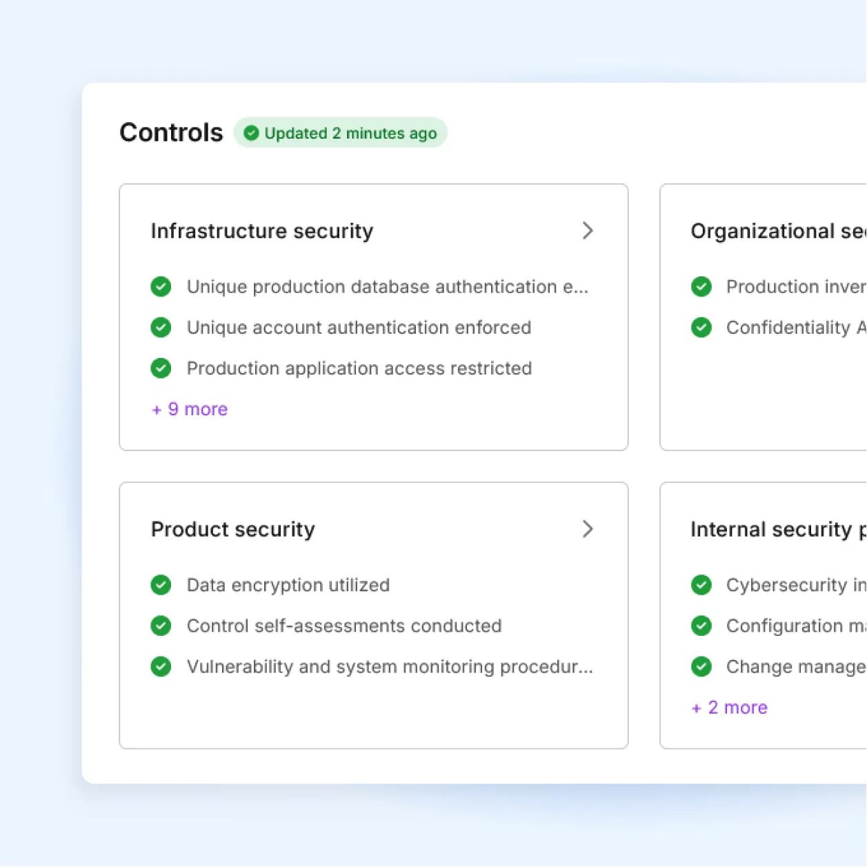 Visual of the myLot's Vanta Trust Center