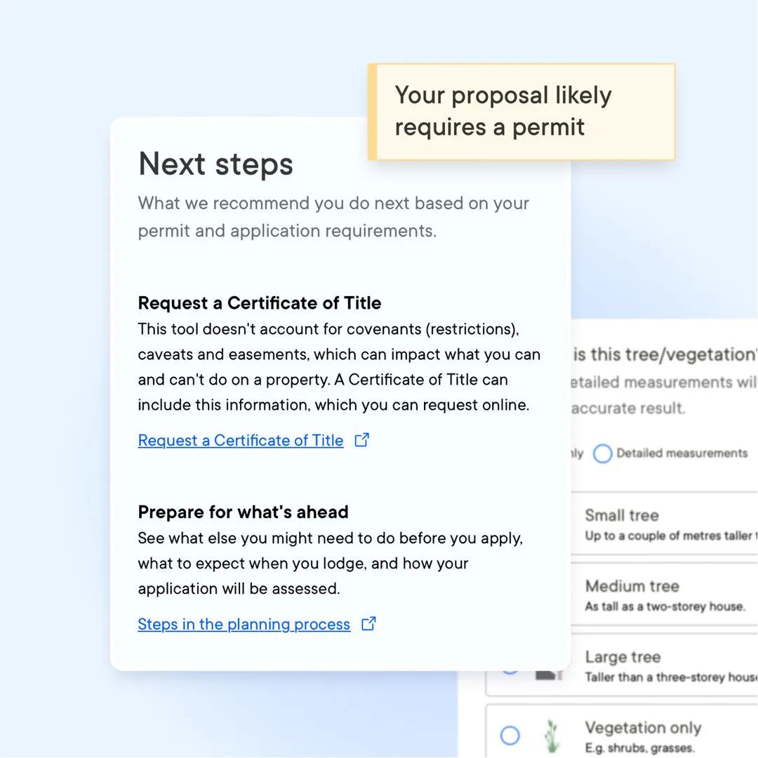 Visual of the Enquire tool on mobile and it's user interface