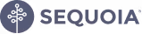 Sequoia logo with SimerVirens tree icon in blue and gray palette