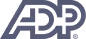 ADP logo with SimerVirens corporate branding in blue and gray design