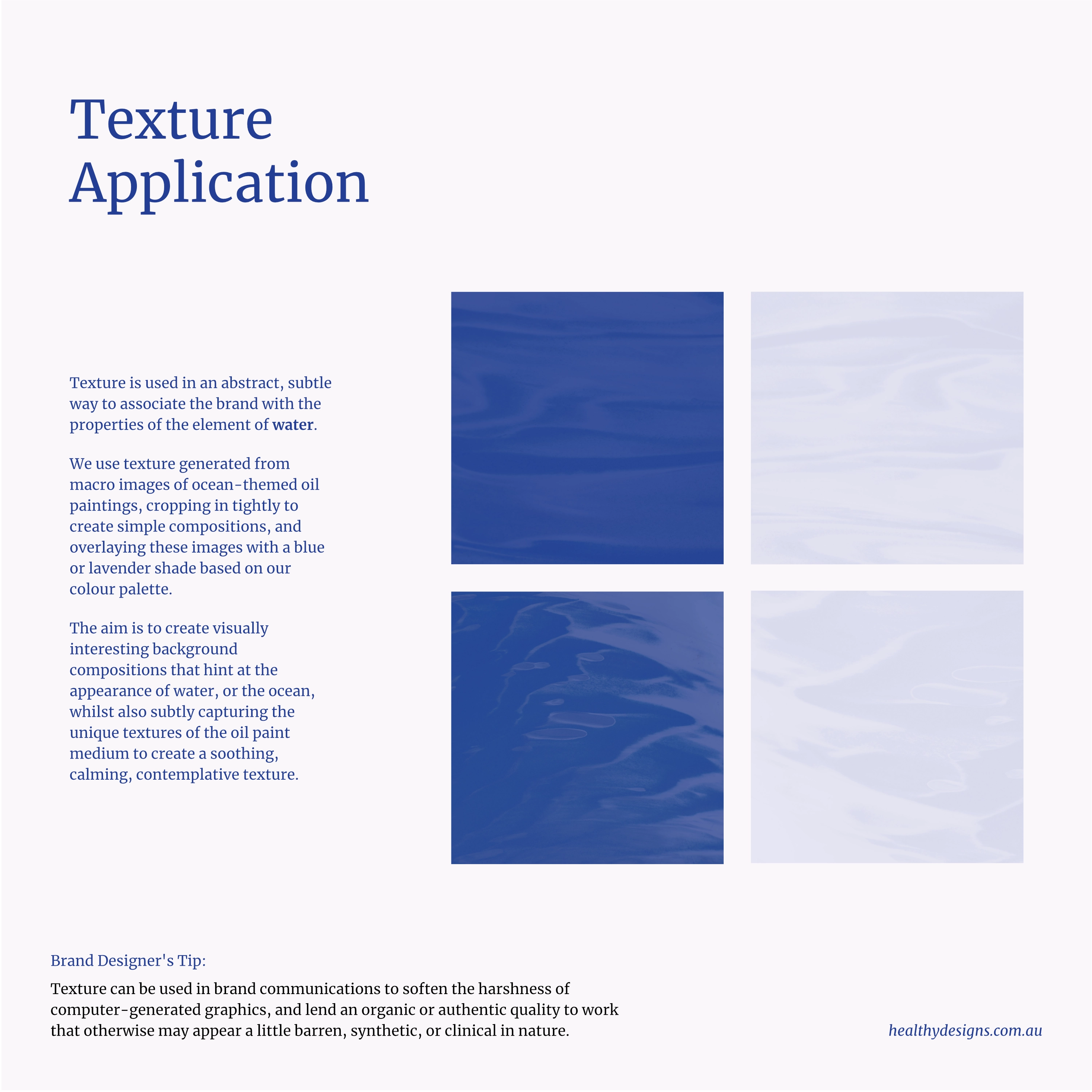 Brand Vision Showcase (texture application page)