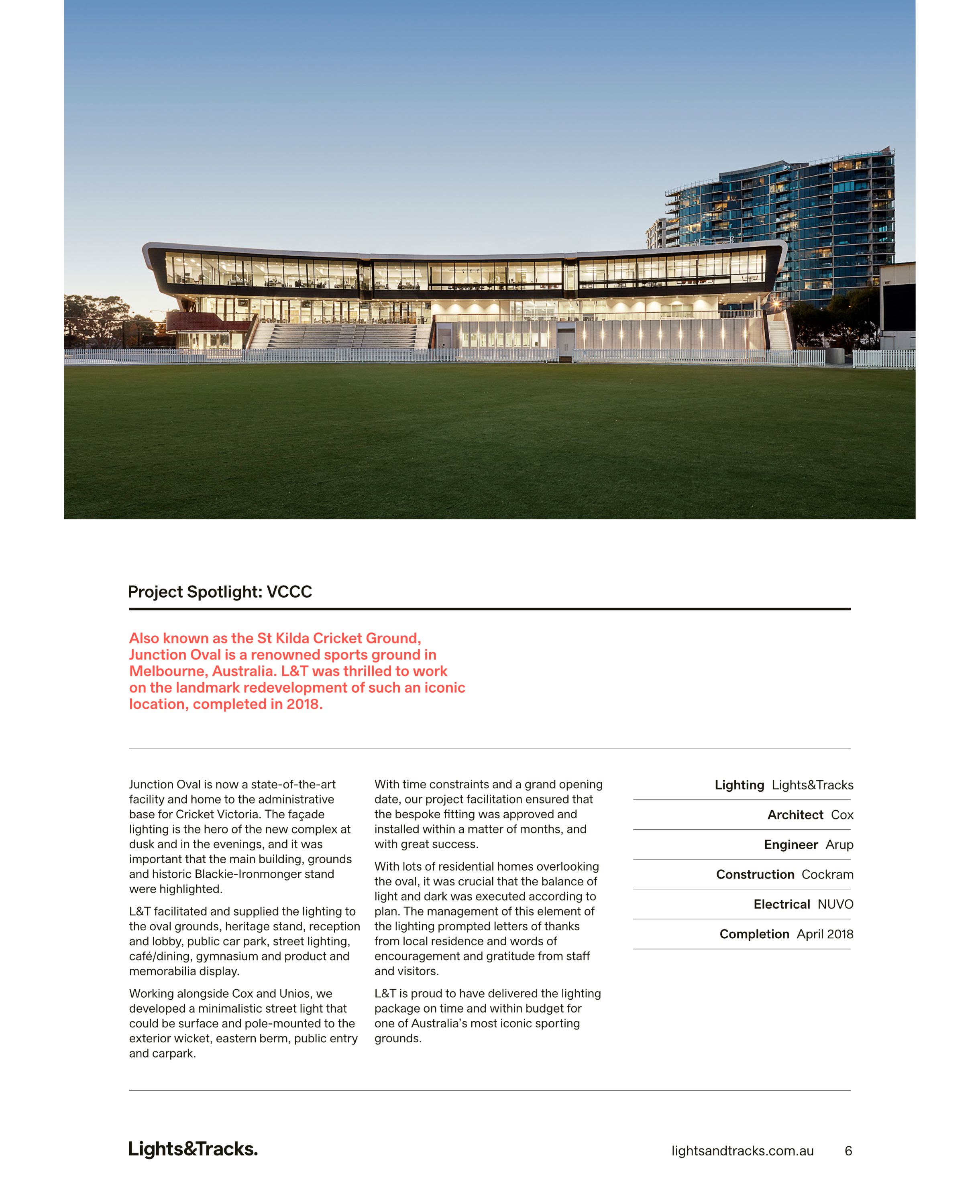 Lights&Tracks Corporate Profile (page 6)