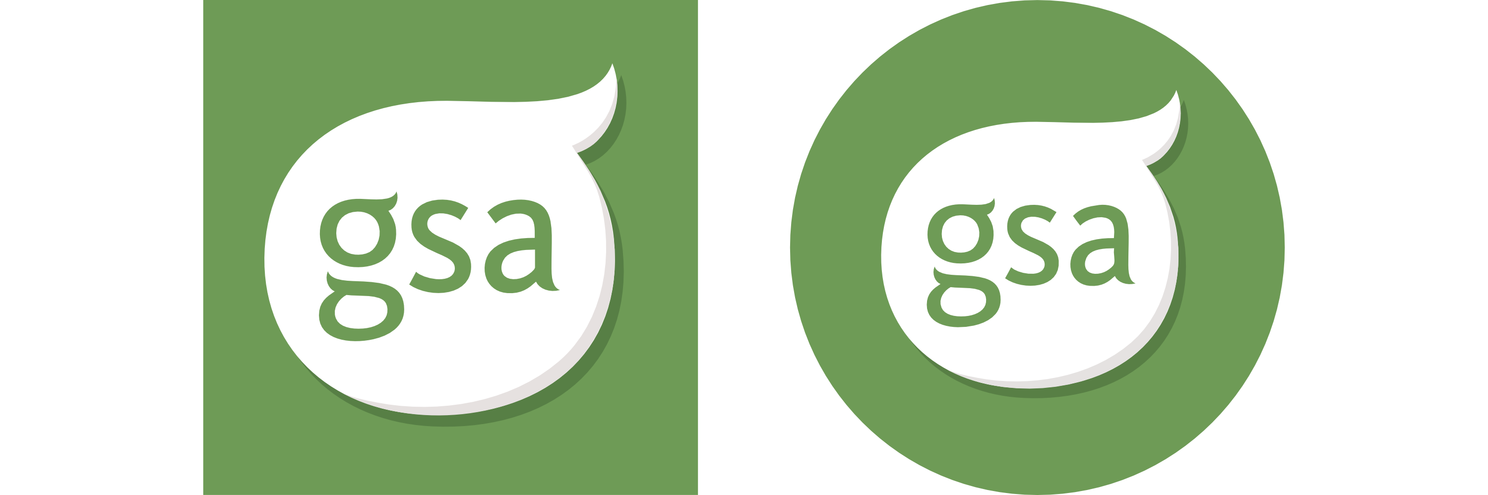 GSA social logo design