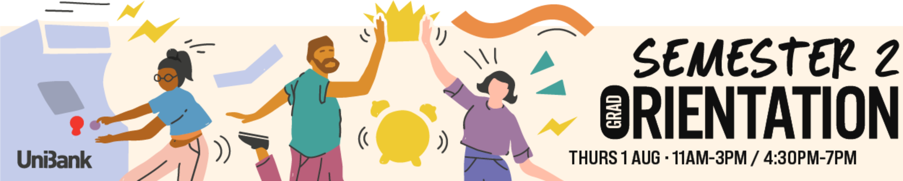 GSA SemeGSA Semester 2 Graduate Orientation email signature graphic