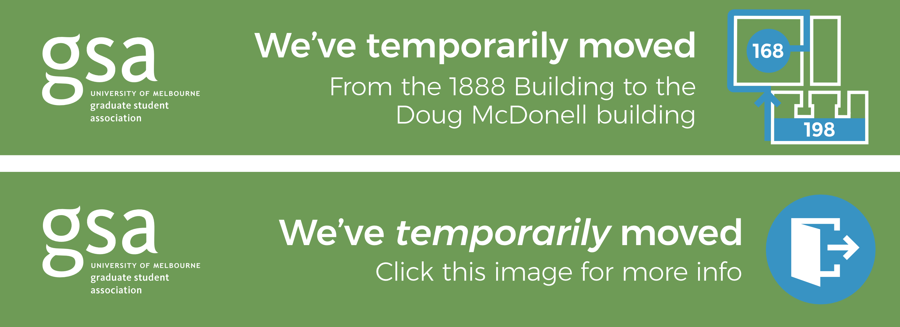 GSA 'Temporary Closure' email signature graphics