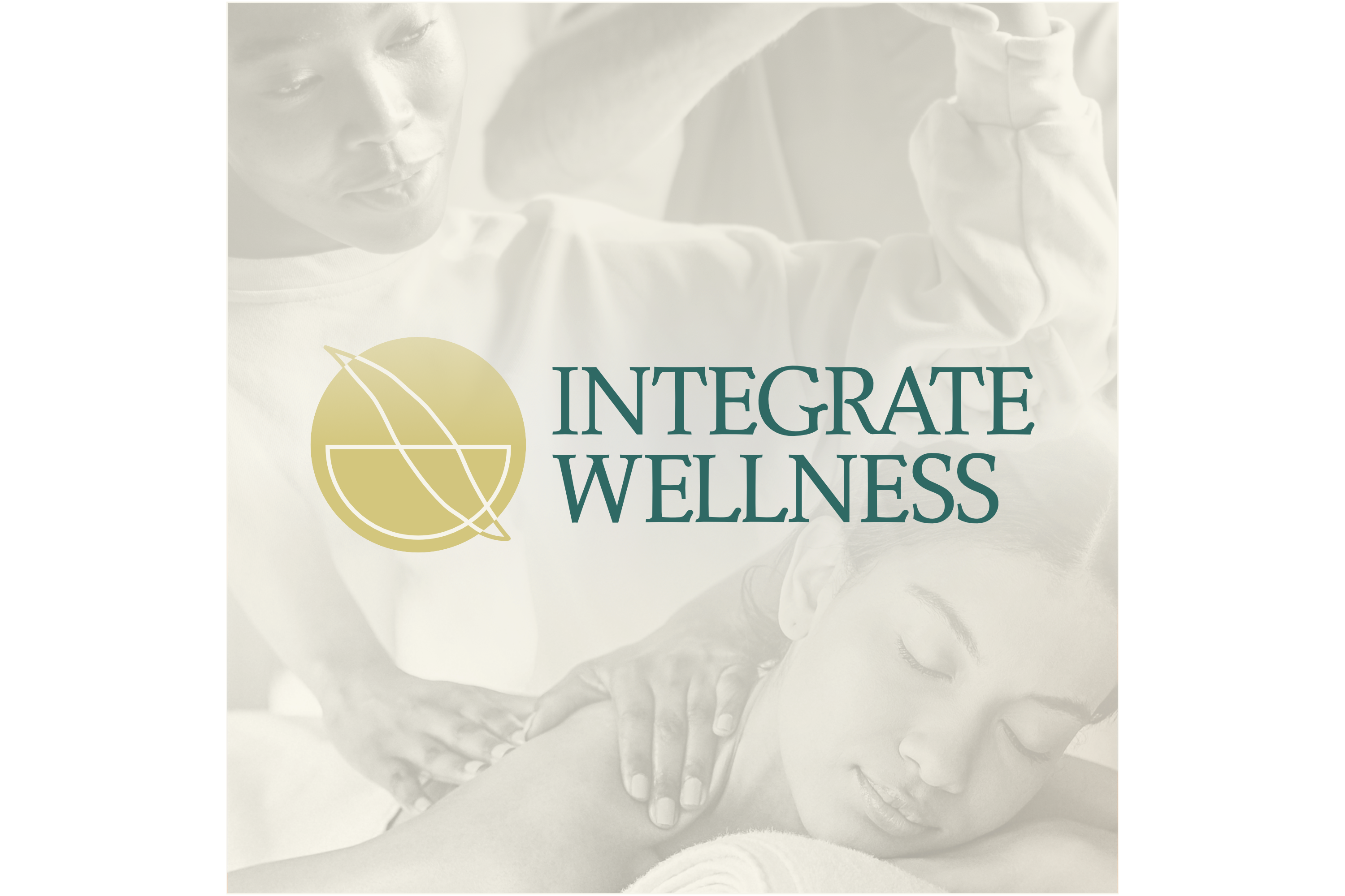 Integrate Wellness logo and image presentation
