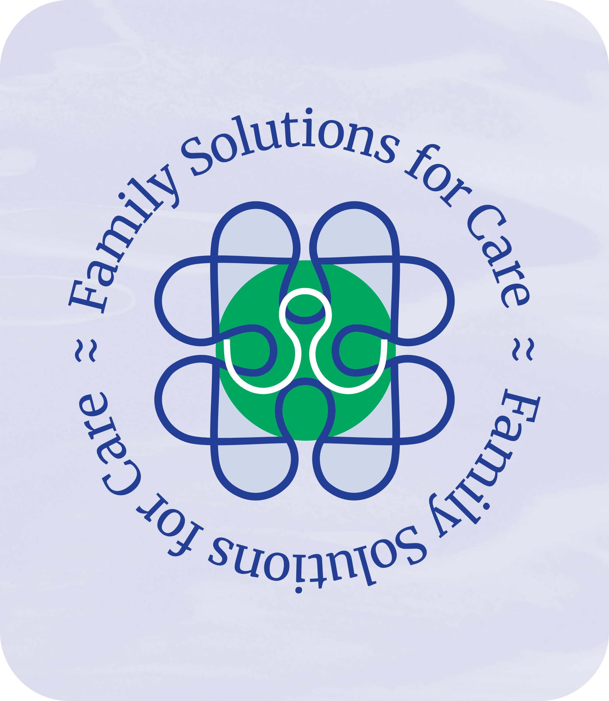 FSC logo design on a lightly textured purple background