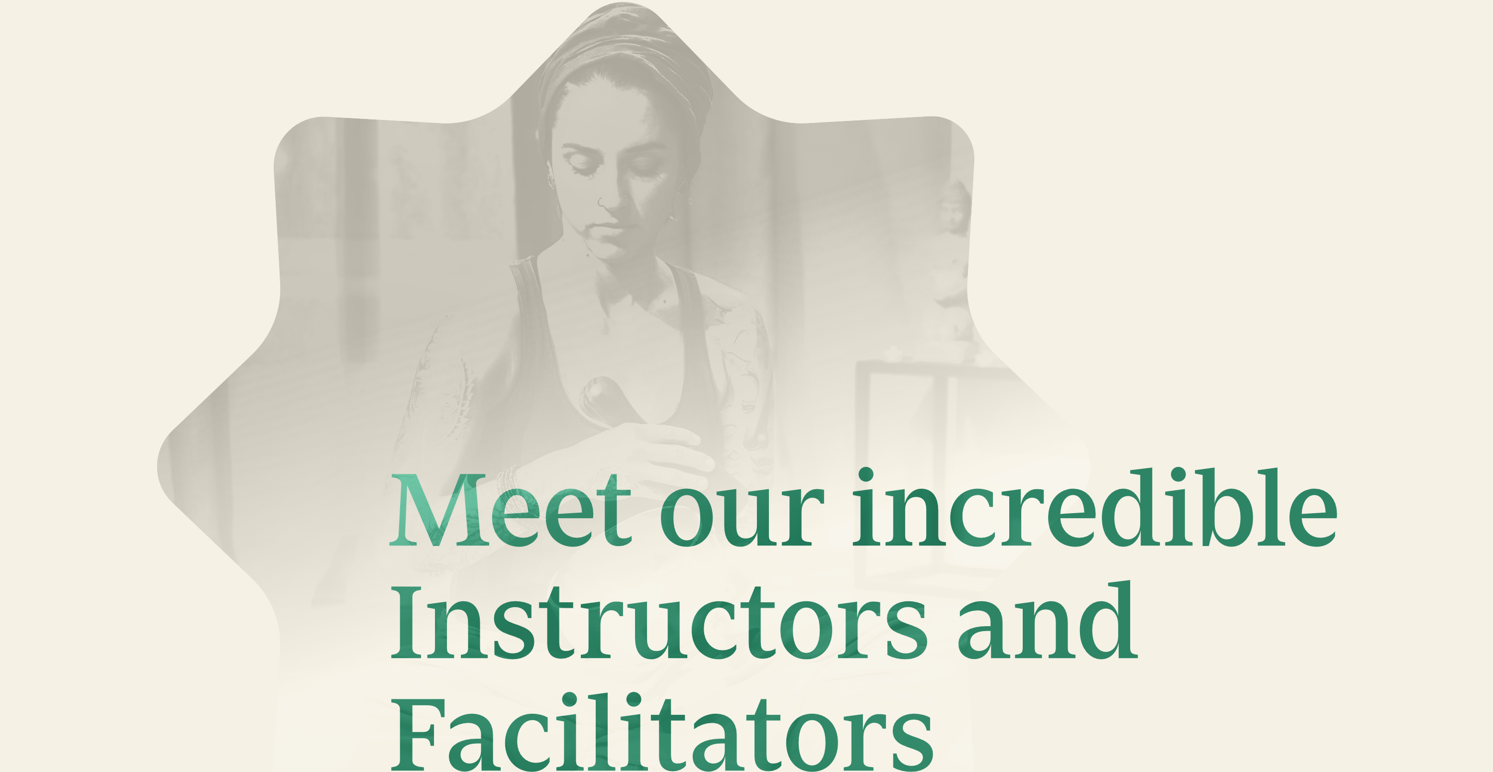 'Meet Our Instructors' visual asset