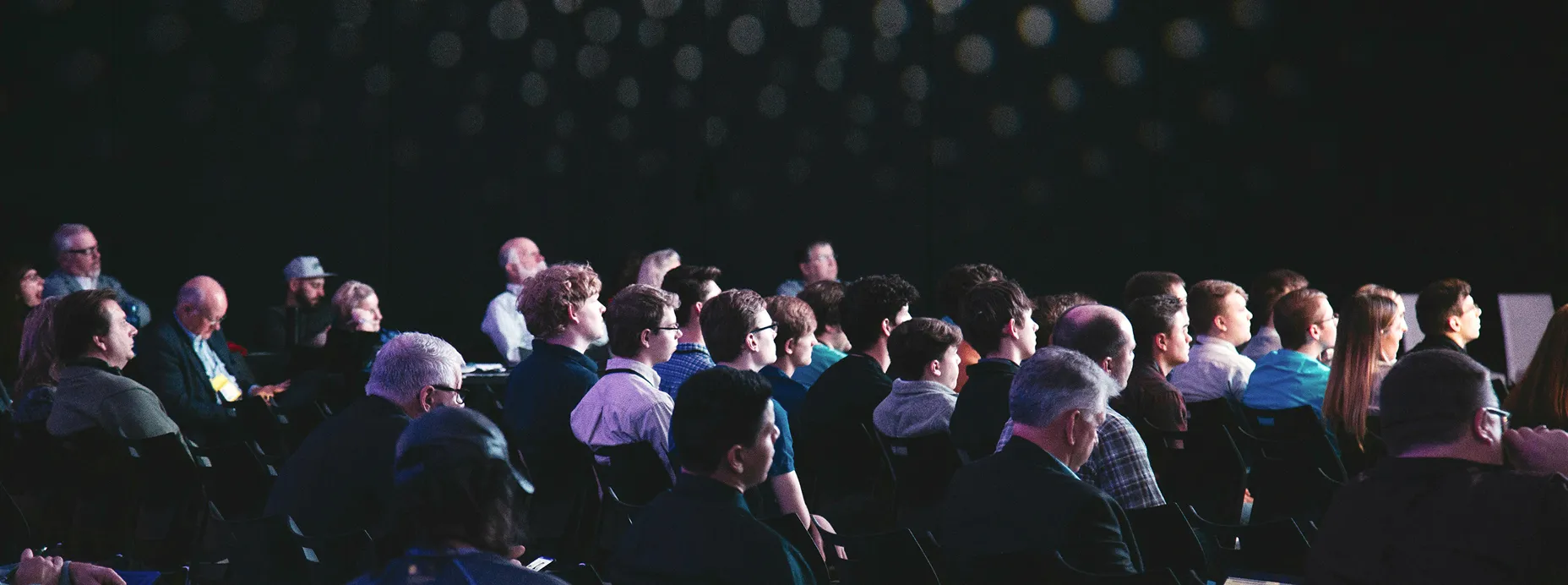 People attending the event