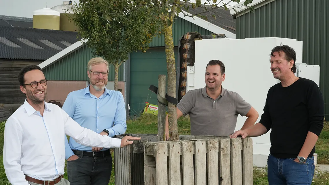 Delegatie van NieuweStroom, Covolt, Tenten Solar en LTO.