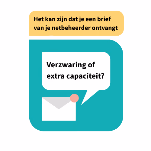 Brief van de netbeheerder