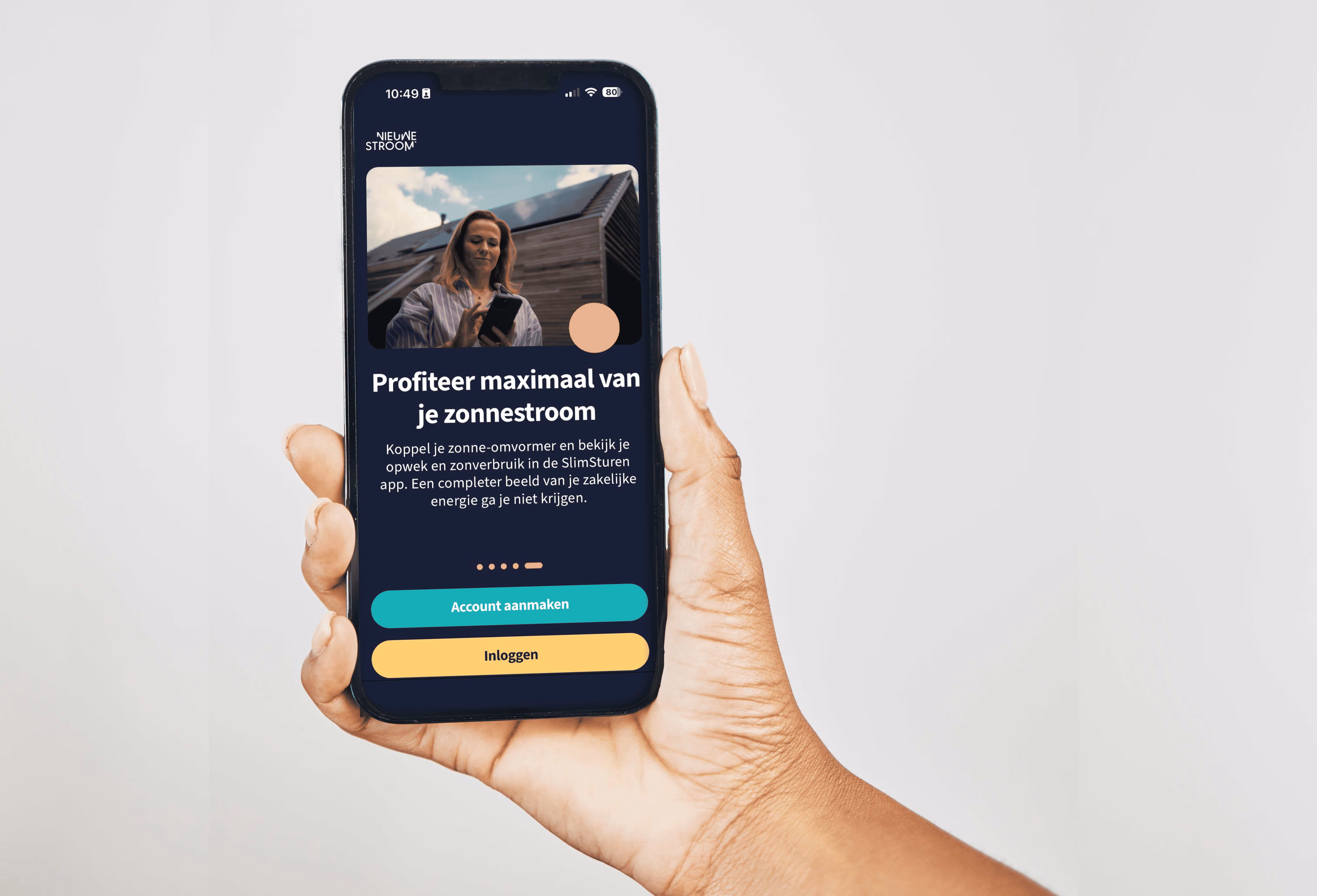 SlimSturen app op mobiel