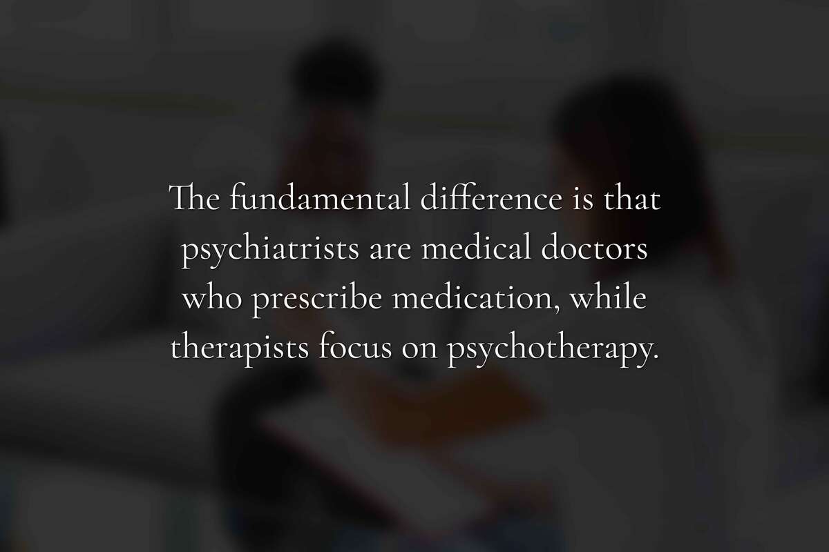 When to See a Psychiatrist vs. a Therapist