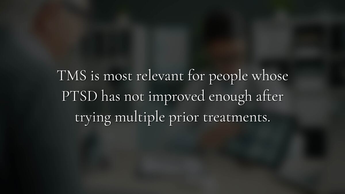 Who Is the Best Candidate for TMS PTSD Treatment?