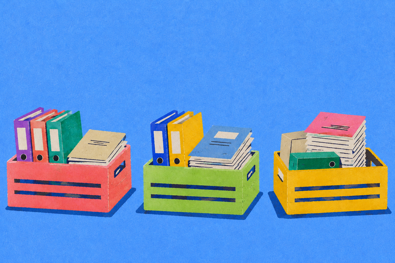 Versioned repositories illustration