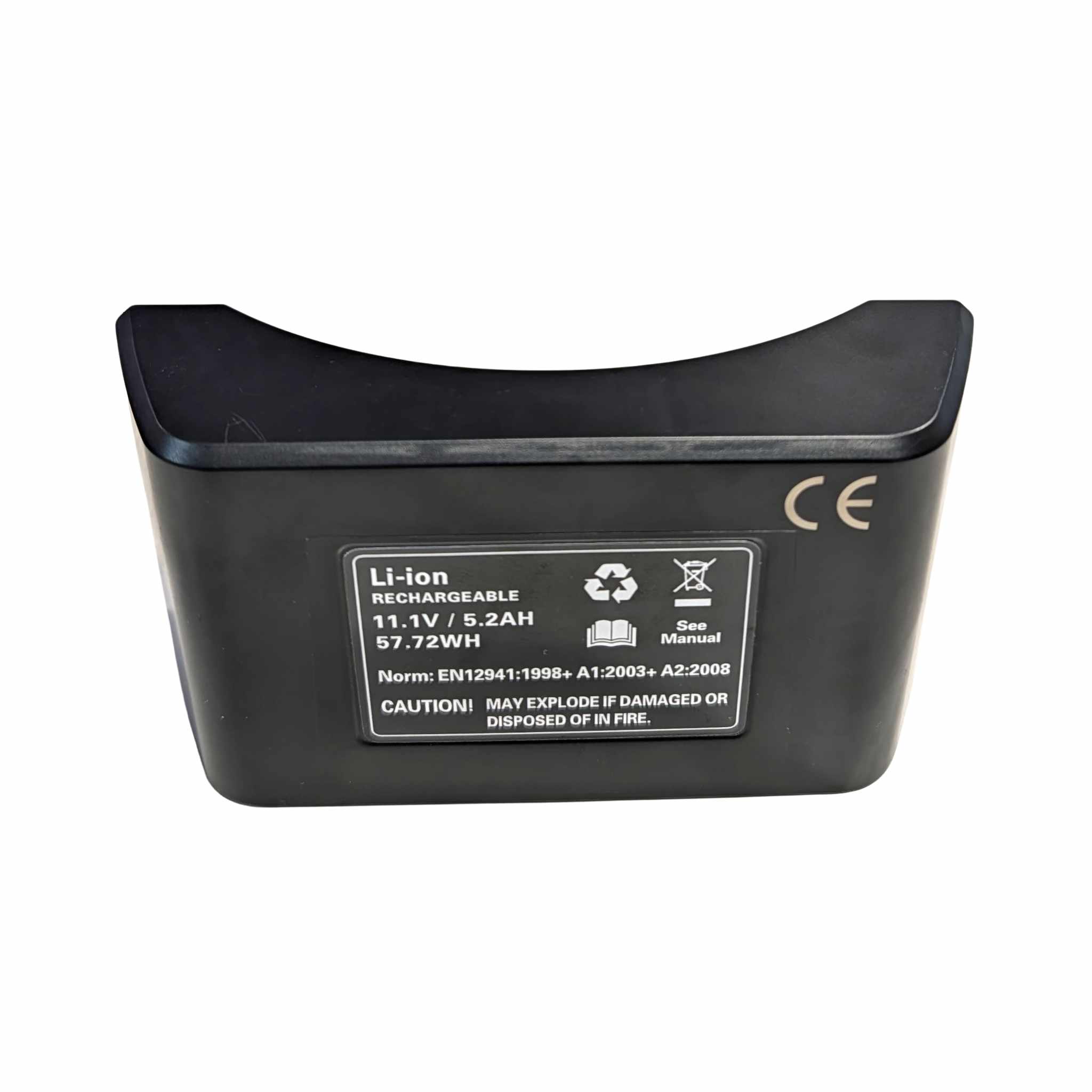 Alternate view 2 of Replacement Lithium Battery for Auto Darkening Flip-Up Welding Helmet and Respirator System