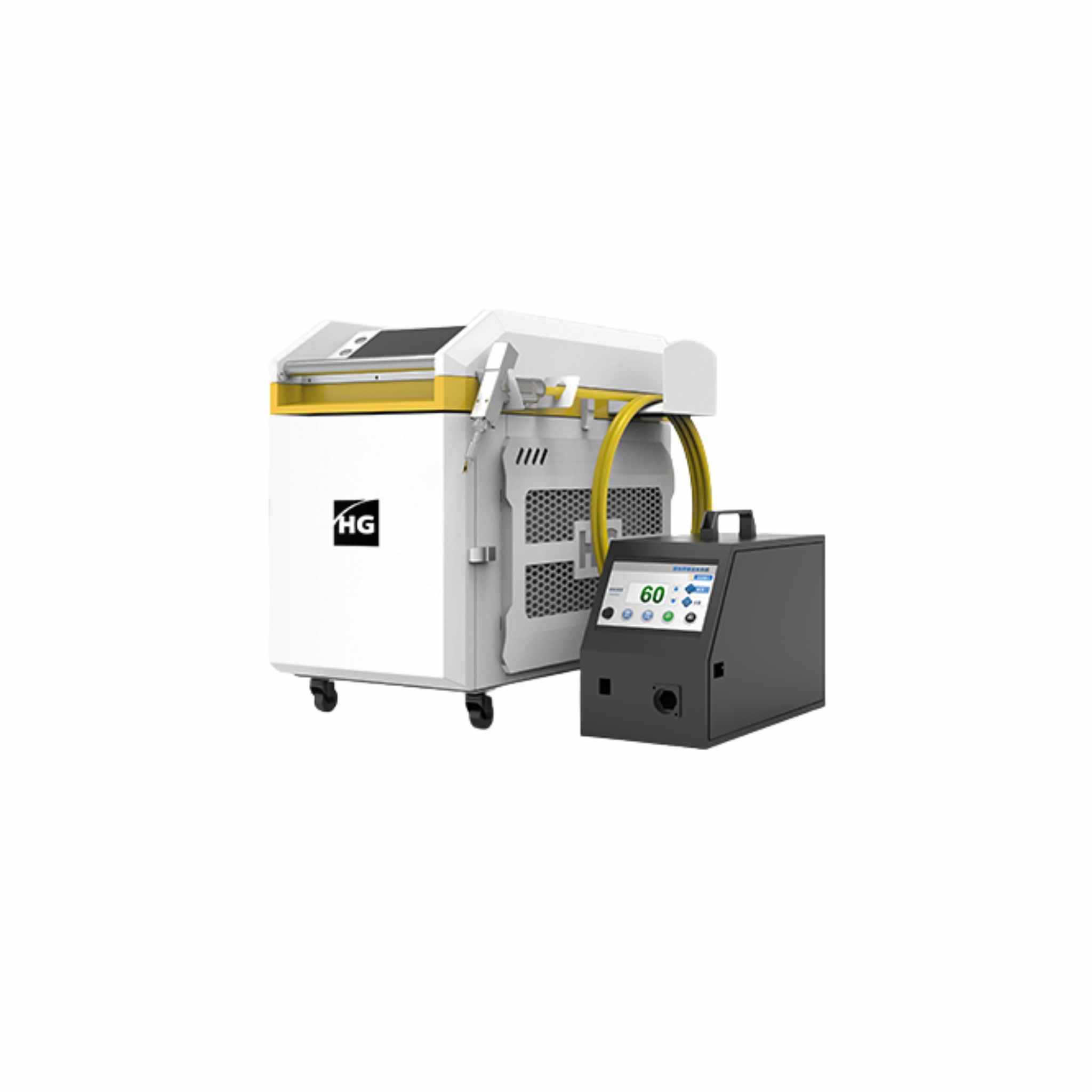 Industrial 3-in-1 Fiber Laser Welder - Welding, Cutting, Cleaning w/ Double Wire Feed