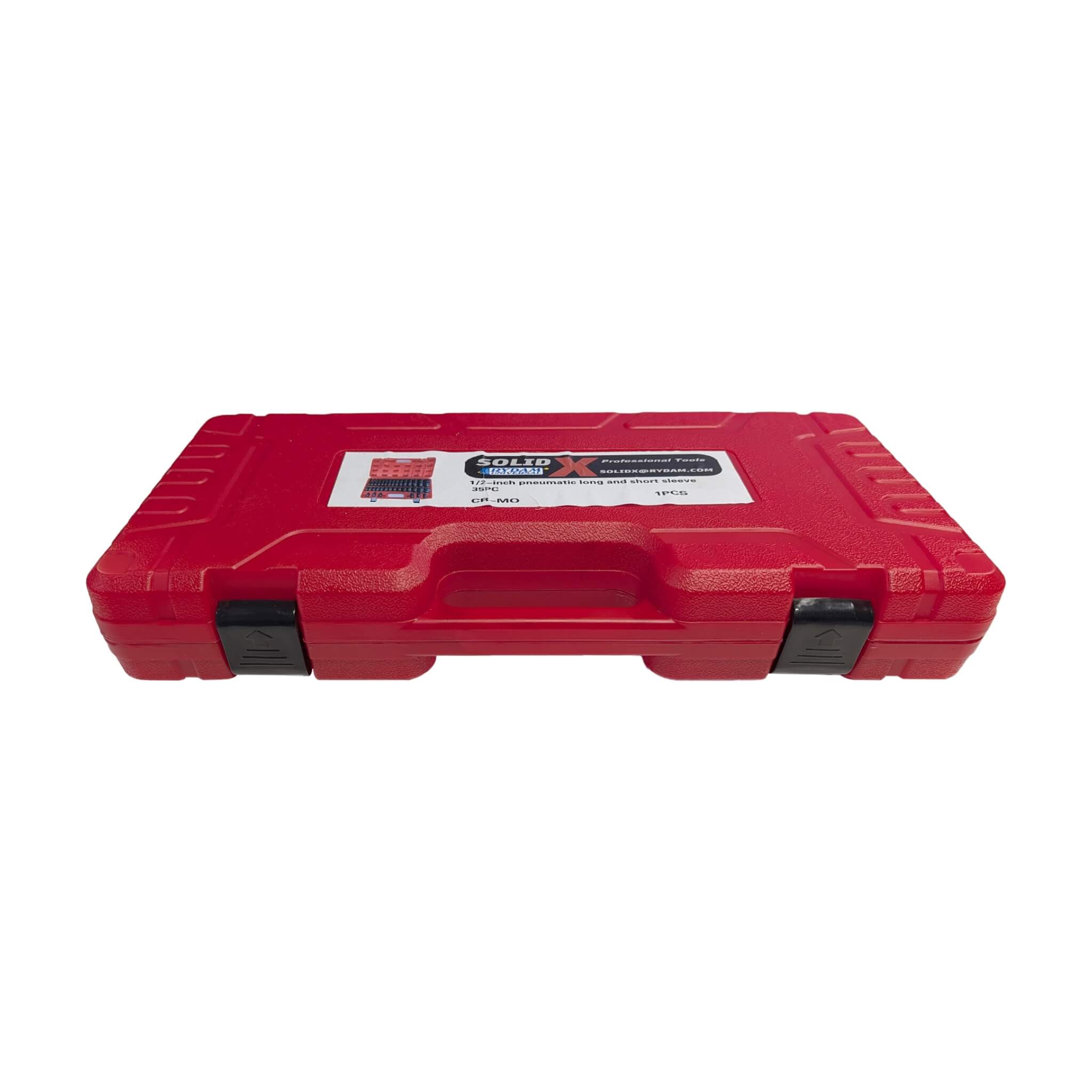 Solid X 35-Piece 1/2" Drive CR-MO Combination Impact Socket Set