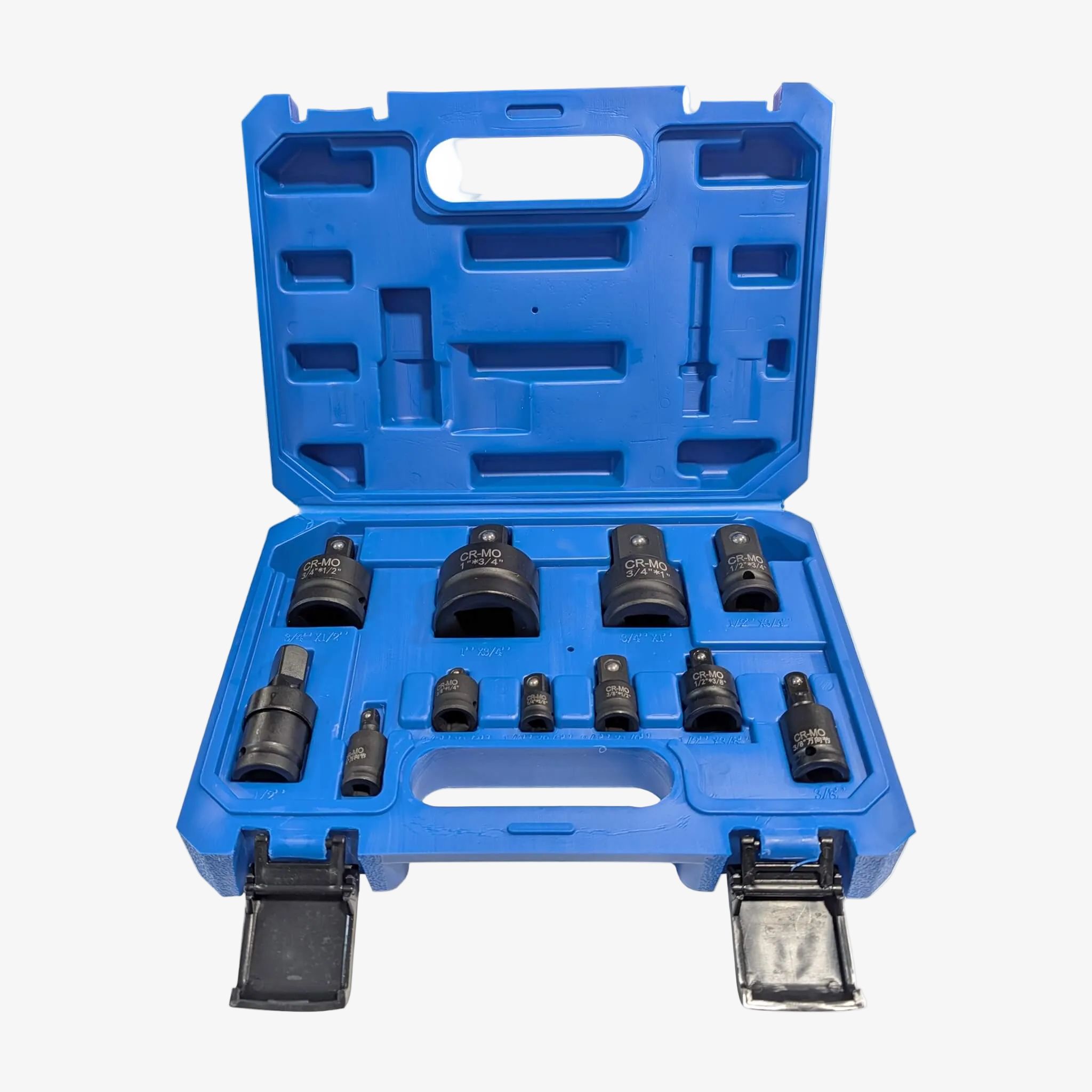 Solid X 11-Piece CR-MO Universal Joint and Impact Socket Adapter Set