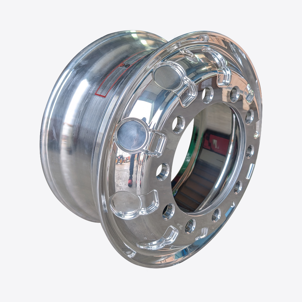 Solid X 22.5" x 9" Development Grooved Lightweight Forged Race Alloy Wheel Polished
