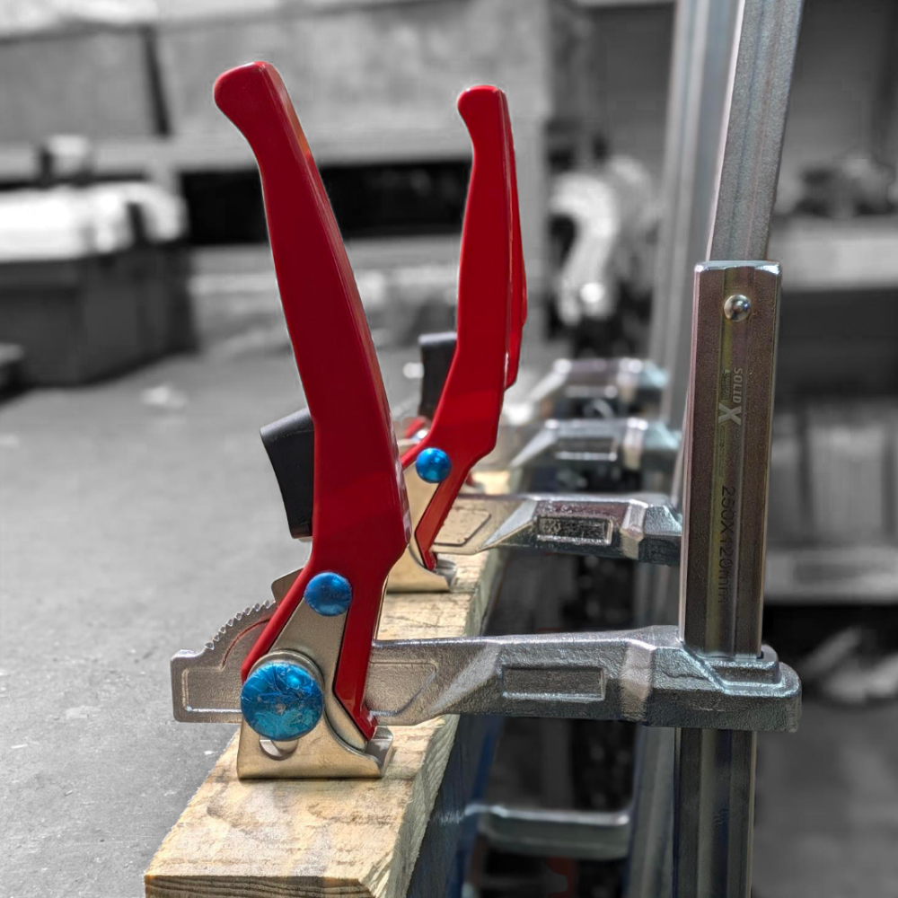 Solid X Forged Quick Lever Ratchet F Clamp - 120 x 800mm