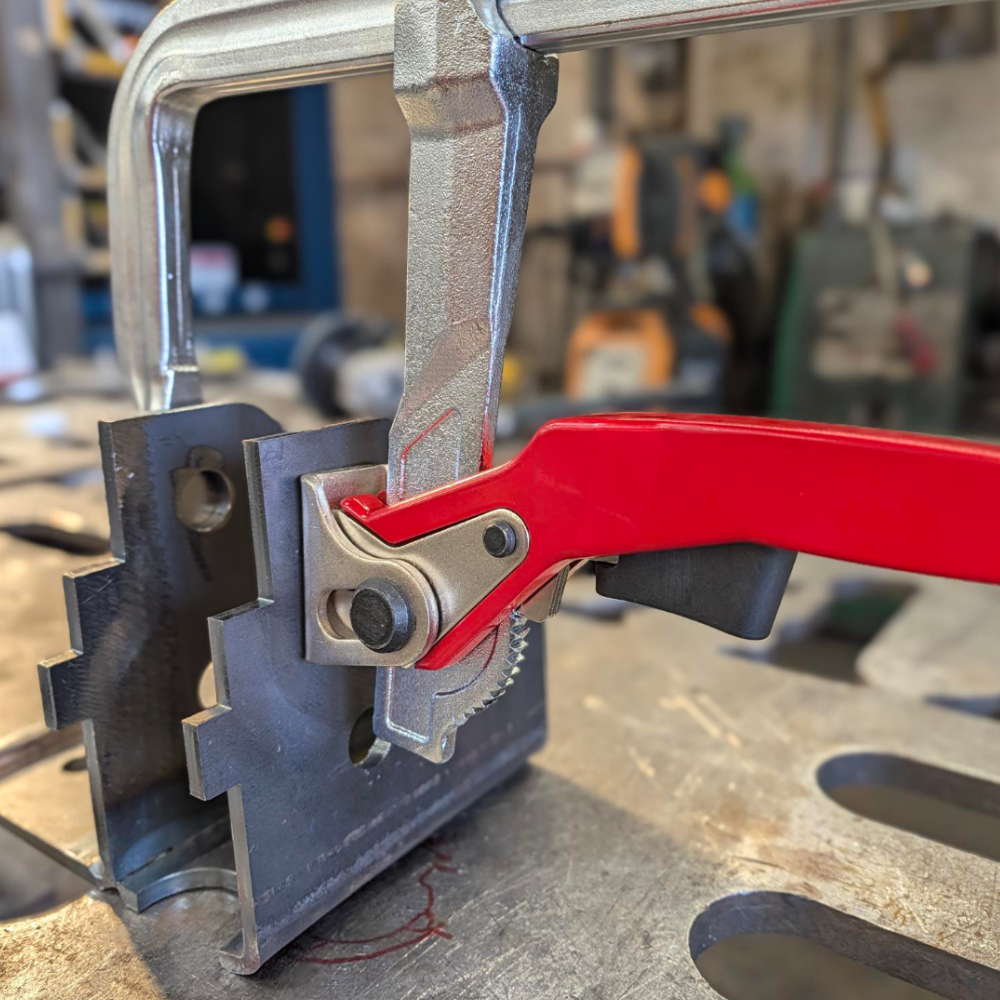 Solid X Forged Quick Lever Ratchet F Clamp - 120 x 800mm