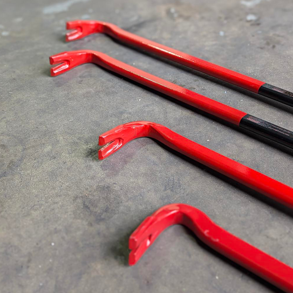 Solid X High Tensile Wrecking Bar Set of 4 - 450mm, 600mm, 700mm & 900mm