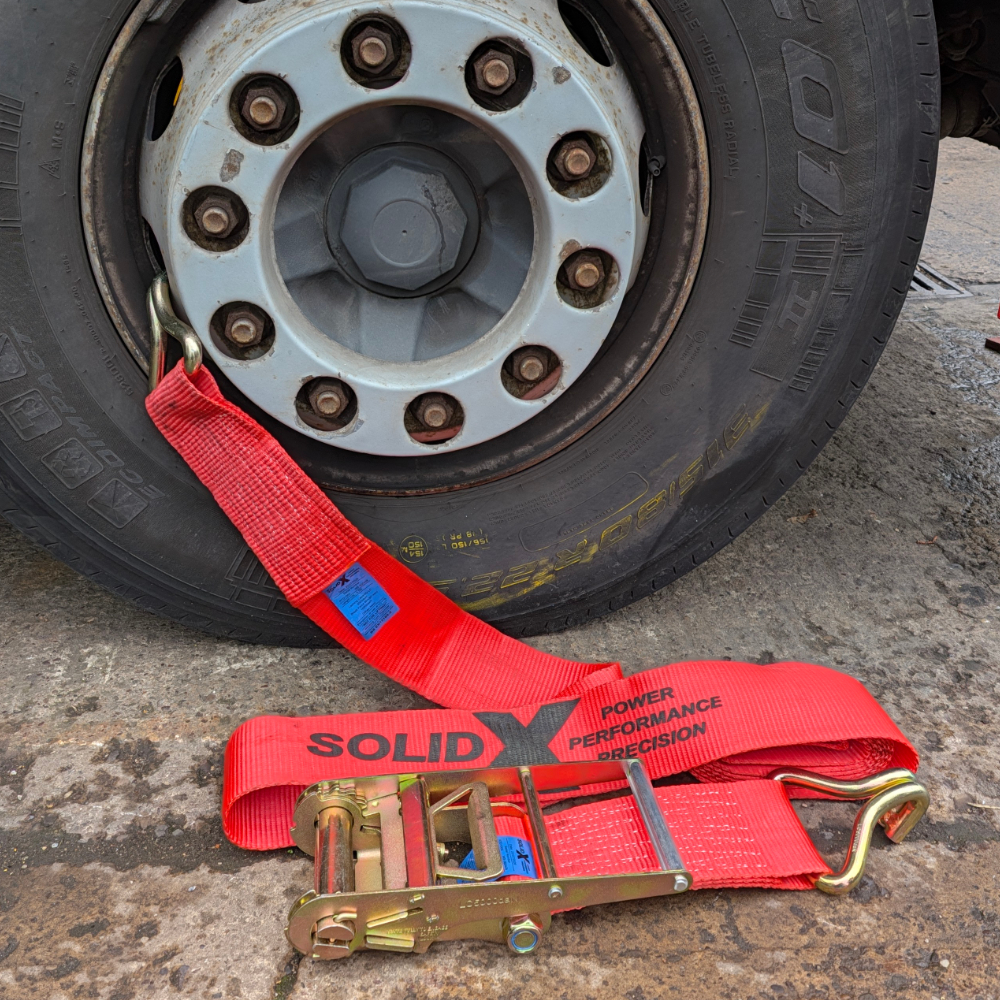 Solid X 10 Tonne Ratchet Straps – 5m x 100mm