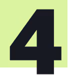 Black checkmark inside a circle overlapping a pale green square background.