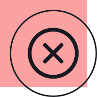 Black number 1 on a light green square background.