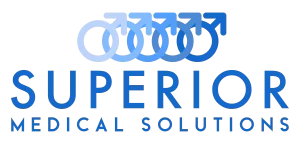 Superior Medical Solutions Logo Denver Based Mens Health Clinic offering erectile dysfunction treatments. 