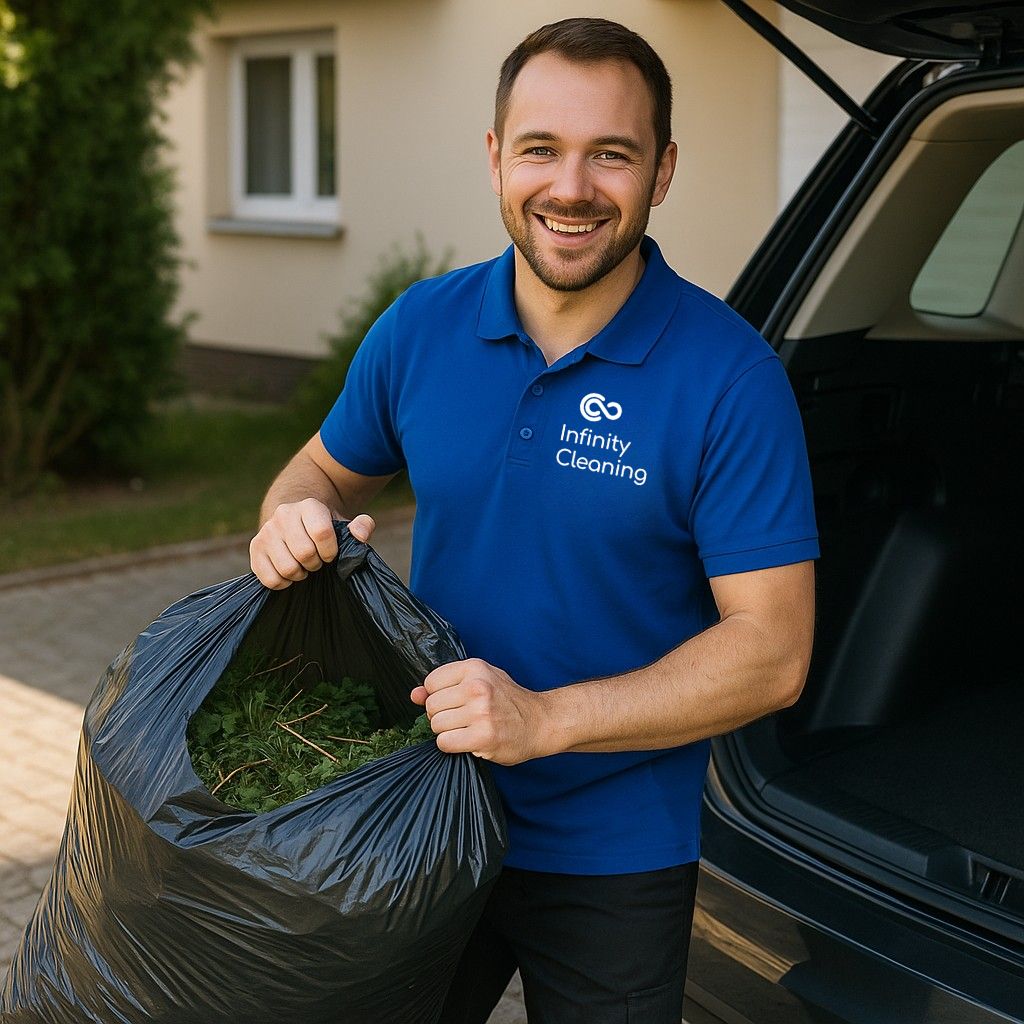 image of cleaning team in action