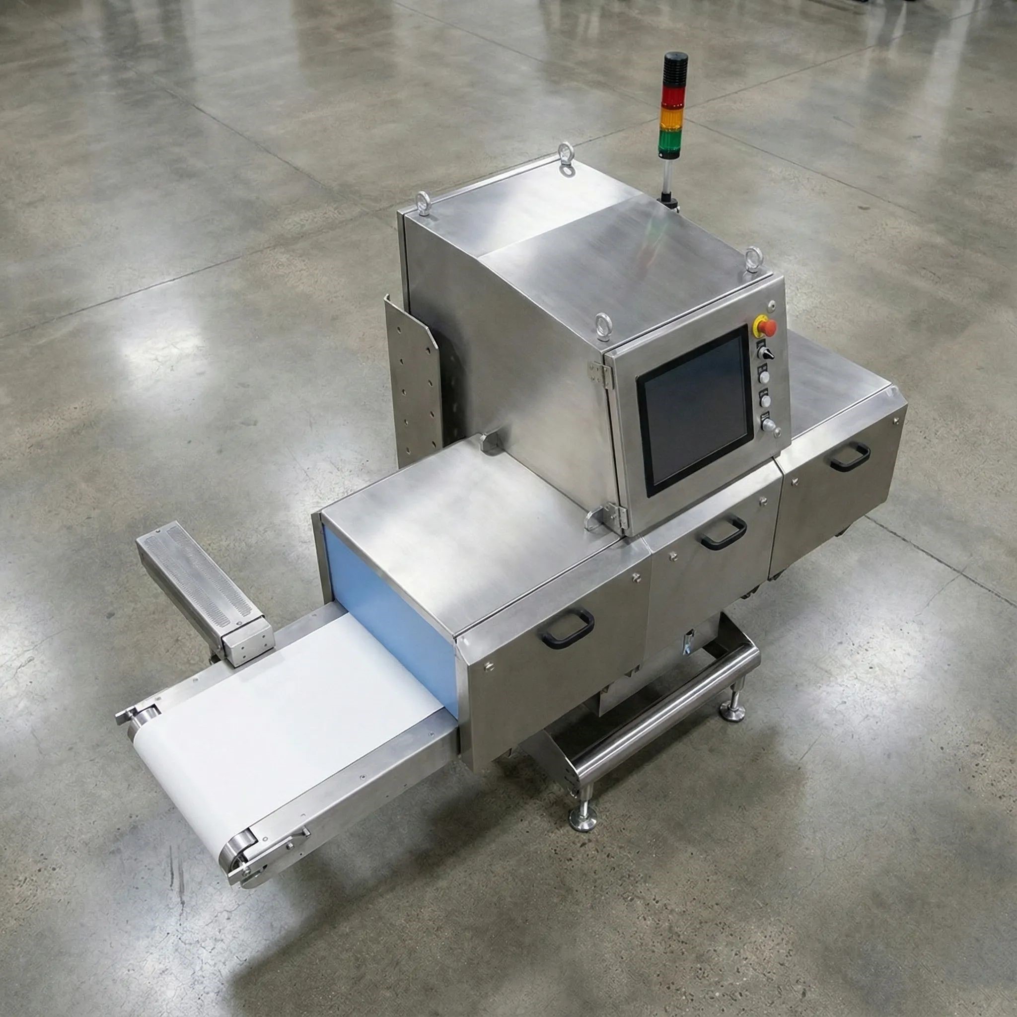 X-ray inspection system detecting contaminants inside sealed food packages