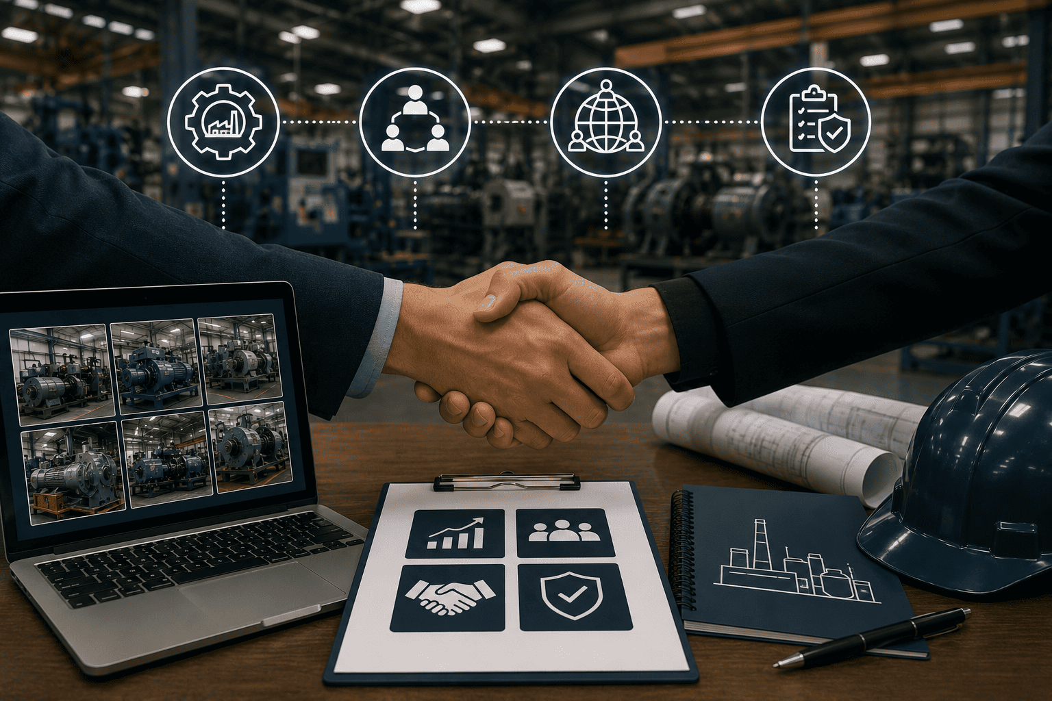 Industrial asset data and buyer network tools used to select a qualified liquidation partner.